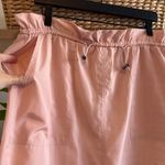 Gap NWT Drape Cinchable Paperbag Waist Pink Pocket Skirt, M Photo 3