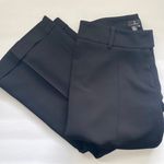 Femme De Carriere button tab cuffed black trousers, size XS Photo 0