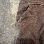 Aerie OFFLINE By  The Hugger Hi-Rise Leggings Heathered Maroon Zipper Pockets Med Photo 5