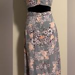 Gypsies & Moondust EUC  Gray and Purple Floral Matching Set size medium Photo 0