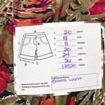 Basic Editions Womens Tropical Floral Shorts Plus Size 26 USA Resort Flowy Chic Red Photo 6