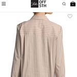 Lafayette 148  NWT Brody Femme striped button down Photo 9