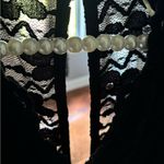 Windsor Black Lace Mini Dress Size M Photo 3