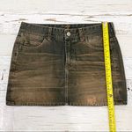7 For All Mankind  Acid Washed Mini Denim Skirt 27 Photo 7