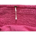 Free People Fuchsia Strapless Crop Top Women's Size M Cotton  Boho Chic Y2K Photo 3