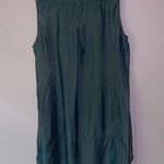 Nic+Zoe  PM Tunic Dress Sleeveless Dark Chambray Pintuck Lyocell Photo 6