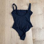 SKIMS  Bodysuit Square Neck Size XS Black Photo 3