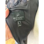 Adrianna Papell Andrianne Papell gray lacy dress short sleeveless size 4 wedding guest fancy Photo 3