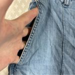 Madewell  Light Wash Pintuck‎ Denim Shorts Photo 2