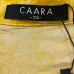 CAARA Buttondown Shirt Swim Coverup Size XS Yellow Photo 1