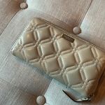 Kate Spade Astor Court Neda Quilted Leather Zip Around Wallet WLRU1240 Bone Photo 6
