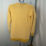 Marled‎ reunited clothing Mustard Yellow Open Front Longline Knit Cardigan XS Photo 1