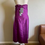 Ann Taylor Purple Formal Strapless Silk 10 New Cocktail Dress Size: 10 Length: Mid-Length Brand New Photo 5