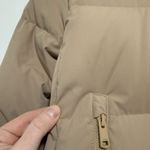 Reiss  Thea Hooded Short Puffer Down Feather Winter Jacket in Tan Size XS Photo 4