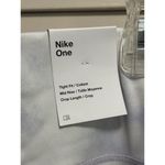 Nike  One White/Purple Tie Dye Crop Legging Women's Size 2X Mid Rise Training NWT Photo 3