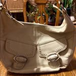 Etienne Aigner Elegant Cream Leather Shoulder Bag Photo 2