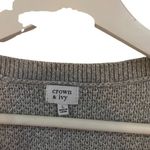 Crown & Ivy  large gray sweater long sleep wool blend Photo 3