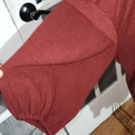 Velvet‎ By Graham Spencer For Anthropologie Womens Rust Colored Shirt Blouse 1X Brown Photo 3