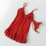 Rampage  Womens Y2K Lace Mini Slip Dress Size 1X Pink Coquette Sexy Dainty‎ NWOT Photo 0