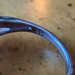 Natural Aquamarine Tanzanite Sterling Silver Ring Size 8 Photo 6