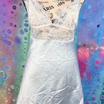 In Bloom fairy Core White Sheer Lace Slip Dress Photo 0