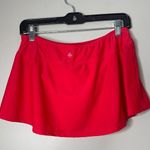 prAna  Womens Sakti Swim Skirt Bottom Size M Cherry Pop Red Summer Beach UPF 50 Photo 1