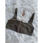 SKIMS  Outdoor Scoop Bralette Army Size Medium Photo 3