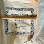 American Eagle Outfitters Cream Military Shacket Shirt Jacket Size XL NWT Photo 3