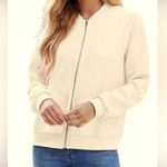 Wrapper Women’s textured knit bomber jacket. M Photo 0
