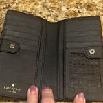 Kate Spade Black and White Striped Wallet Photo 2