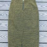 H&M  small green black Swede businesses midi Bodycon pencil skirt Photo 2