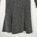 Free People  Heartstopper Dress Gray XS Long Sleeve Tweed Mini Fit & Flare Skater Photo 7