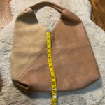 Shiraleah ‎ Arden Tote Shoulder Bag Vegan Leather Suede Tan Purse Camel Photo 2