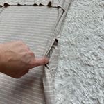 Kindred Bravely Eleanora Bamboo Maternity Nursing Dress M Oatmeal Stripe Beige White Size M Photo 7