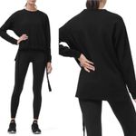 Good American Ruched Hem Sweatshirt Photo 1