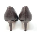 Ellen Tracy brown leather heels, Italy Photo 3