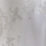 Radcliffe vintage coquette nightgown nightie lingerie bow lace in white/ivory and blue size large. Photo 4