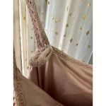 Olive & Oak  Stripe Crochet Knit Sweater Lined Altered Straps Tank Mini Dress M Photo 8