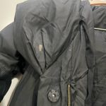 Tahari  Black Elissa Down Puffer Coat Size Medium $395 Photo 3