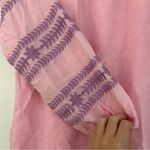 J Marie J. Marie The Katie Pink w/ Purple Embroidery Short Dress S Photo 4