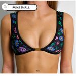 93 Play Street Amelia Minimal Bikini Top Black Size M Photo 0