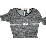 H&M Divided Marled Gray Knit Skate Dress 6 Casual Business Above The Knee Photo 4