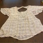 Free People  | New Romantics | Rainbow Sheer Flower Bud Embroidered Tunic Photo 7