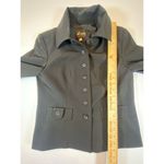 Di Vita Di Luxe‎ Black Button Up Jacket Cropped 8 Workwear Figure Flattering Photo 3