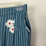 Modcloth  Women's Daisy Stripe Ankle Pants Size S Photo 1