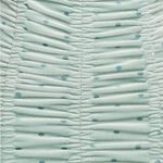 NWT Rotate Birger Christensen Aria Ruched Polkadot Velvet Mini Dress in BlueSurf Green Size 6 Photo 4