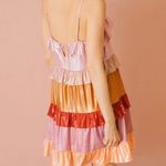 Storia Metallic Ruffle Party Dress Photo 2