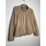 Free People Smocked Bomber Jacket with Floral Lining – Size Small Photo 5