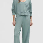 Lululemon be calm mid-rise wide-leg pant  Photo 0