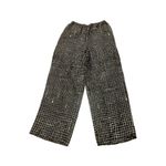 Theory  Black Silk Pull-On Pants Women’s Size M Pockets Relaxed‎ Fit Wide Leg NWT Photo 1